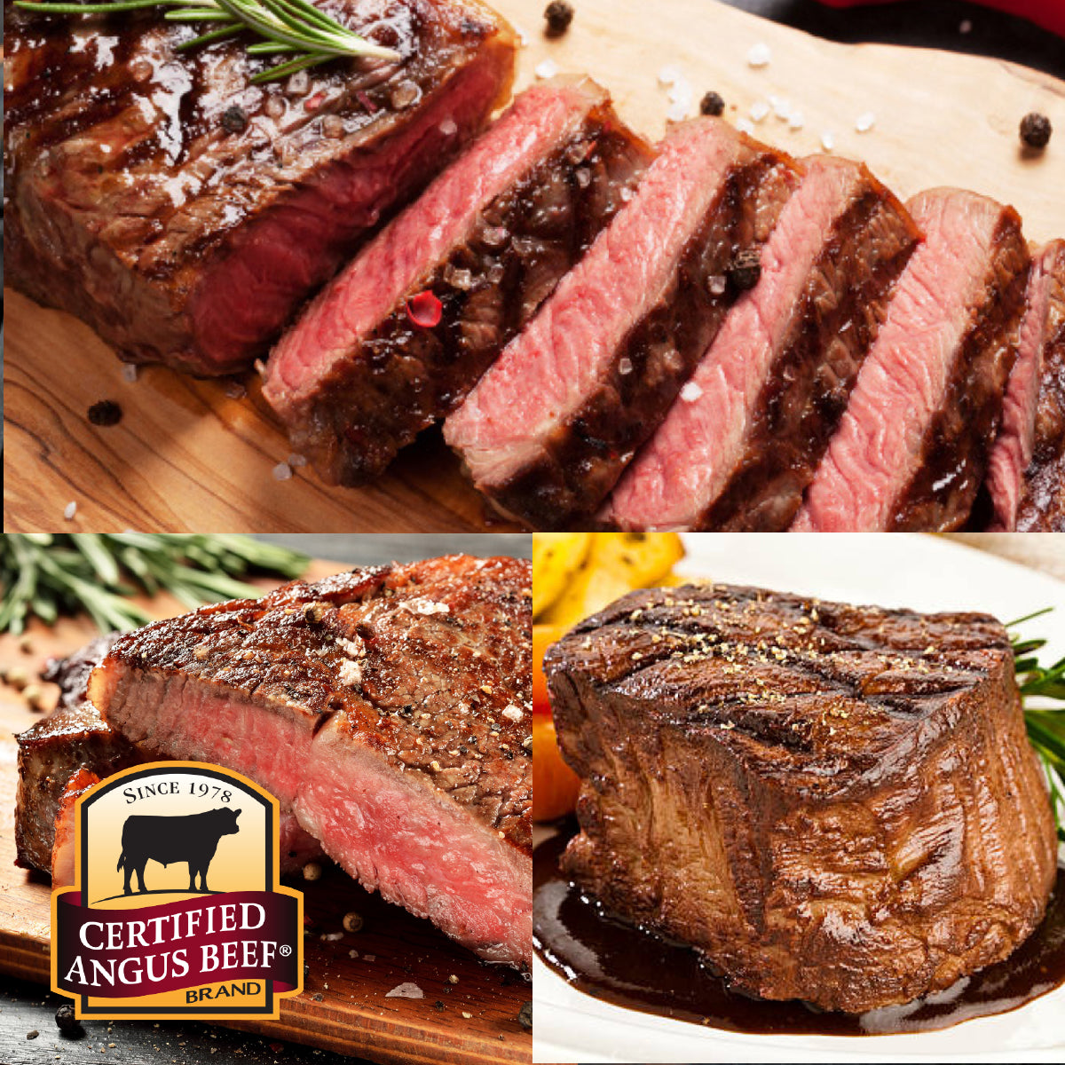 Shipping to Japan | CAB® Certified American Angus Beef Steak 3 Kinds S ...