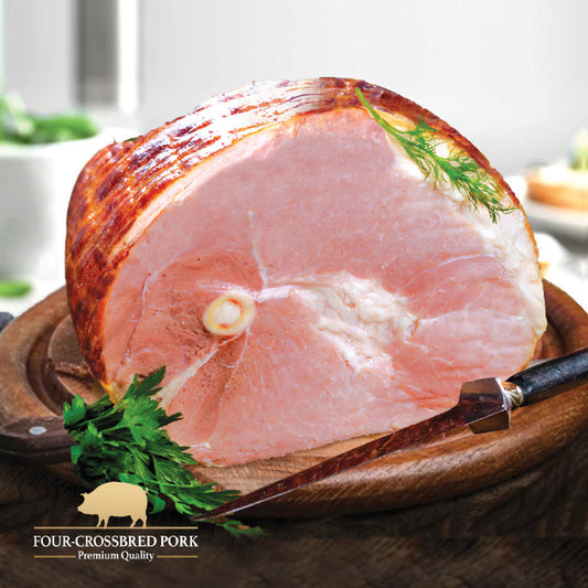 Shipping to Japan | Yongenton pork bone-in ham half cut