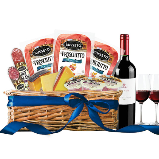 Shipping to Japan |  Classic Red Wine Gift Basket